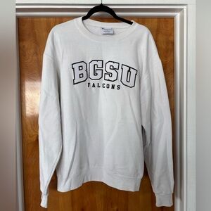 Champion White Athletic BGSU Falcons Sweatshirt